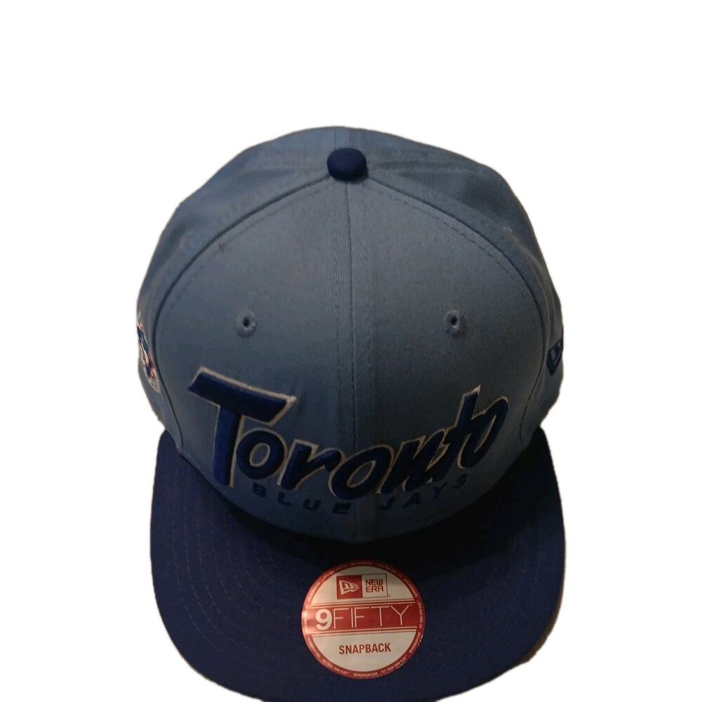TORONTO BLUE JAYS BASEBALL MLB VTG COLORS SNAPBACK NEW ERA 9FIFTY CAP HAT NWT!